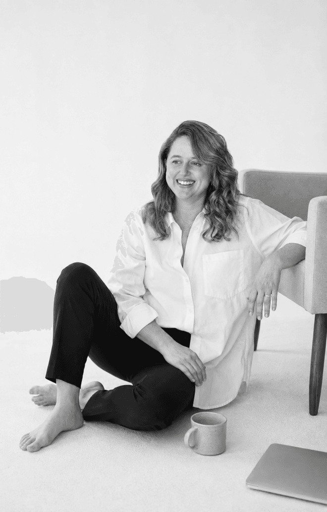 Nichole DiPippo, co-founder of Salto Strategic Advisors — black and white portrait.